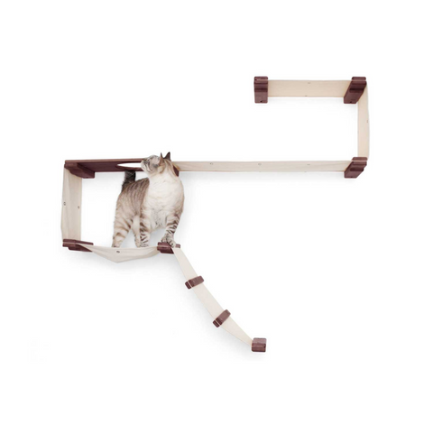 The Play Cat Condo - A Wall-Mounted Cat Tree by Catastrophic Creations