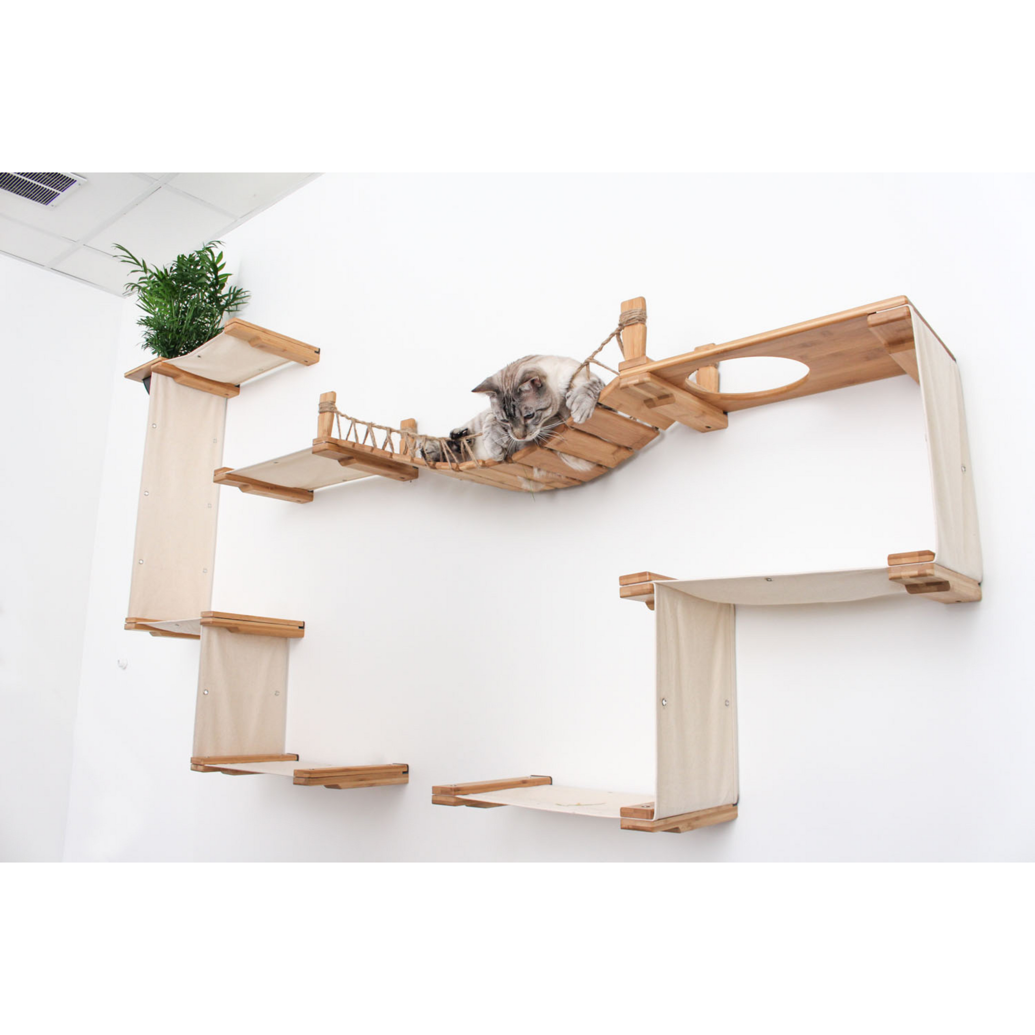 The Temple Cat Tree (Cat Condo For Walls) by Catastrophic Creations