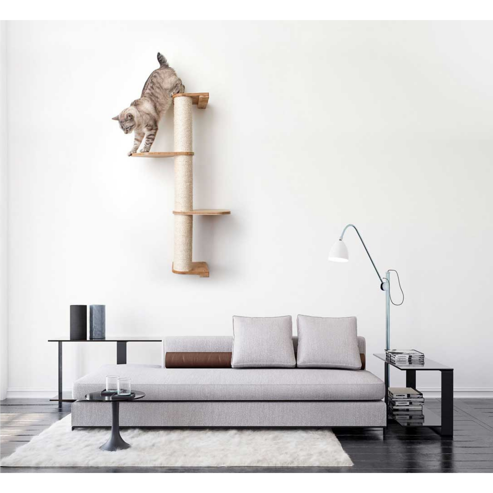 Cat Scratching Pole (WallMounted) by Catastrophic Creations Jackson Galaxy