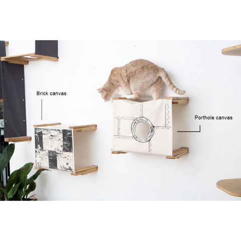 Cat Wall Cubby - Enclosed Cat Bed by Catastrophic Creations
