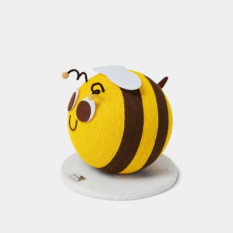 Bee Cat Scratching Ball by Vetreska