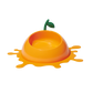 Juicy Tangerine Pet Bowl, Spoon & Mat Set by Vetreska