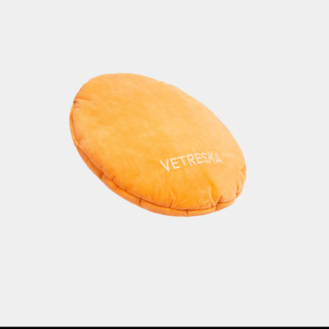 Tangerine Rattan Pet Bed by Vetreska
