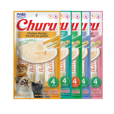 Inaba Churu Bundle - 5 Pack (20 Tubes)