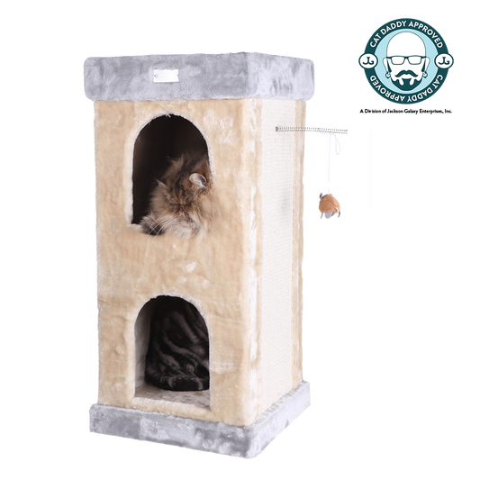 Premium Faux Fur Kitten Tree Tower by Armarkat