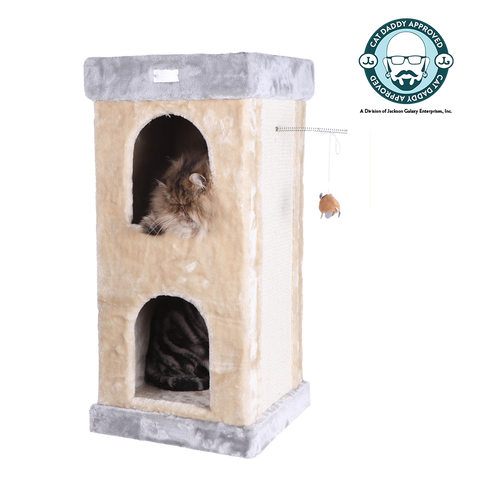 Premium Faux Fur Kitten Tree Tower by Armarkat