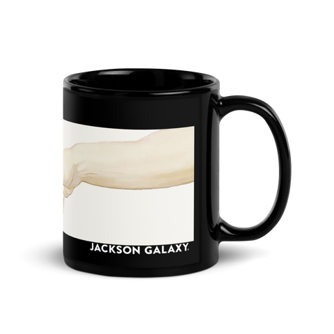 boop Michelangelo Black Glossy Mug - Jackson Galaxy