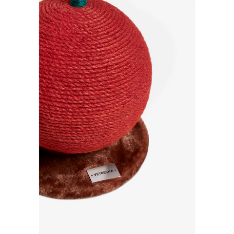 Cherry Cat Scratching Ball by Vetreska