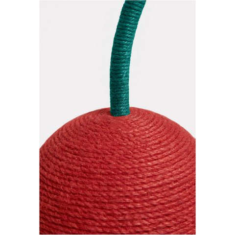 Cherry Cat Scratching Ball by Vetreska