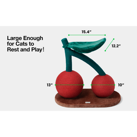 Cherry Cat Tree Scratcher by Vetreska