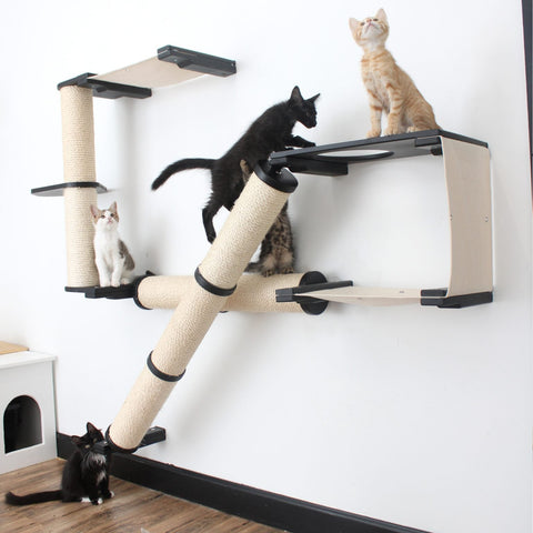 The Crossroads Wall Cat Scratcher - Cat Tree Condo by Catastrophic Creations