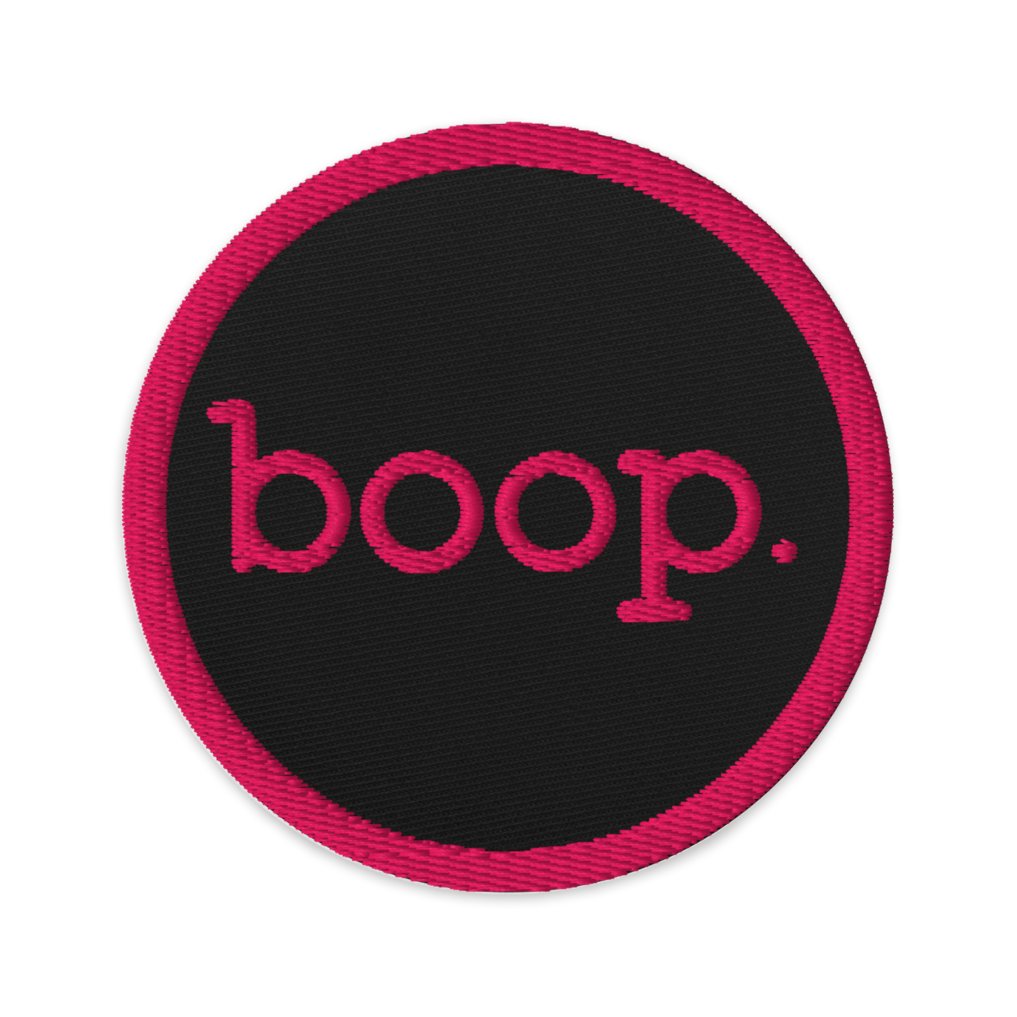 boop Embroidered Patch, Circle - Jackson Galaxy