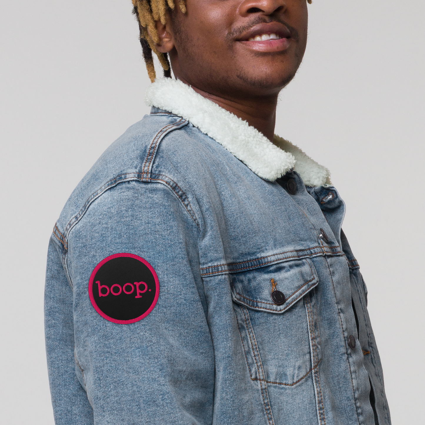 boop Embroidered Patch, Circle - Jackson Galaxy