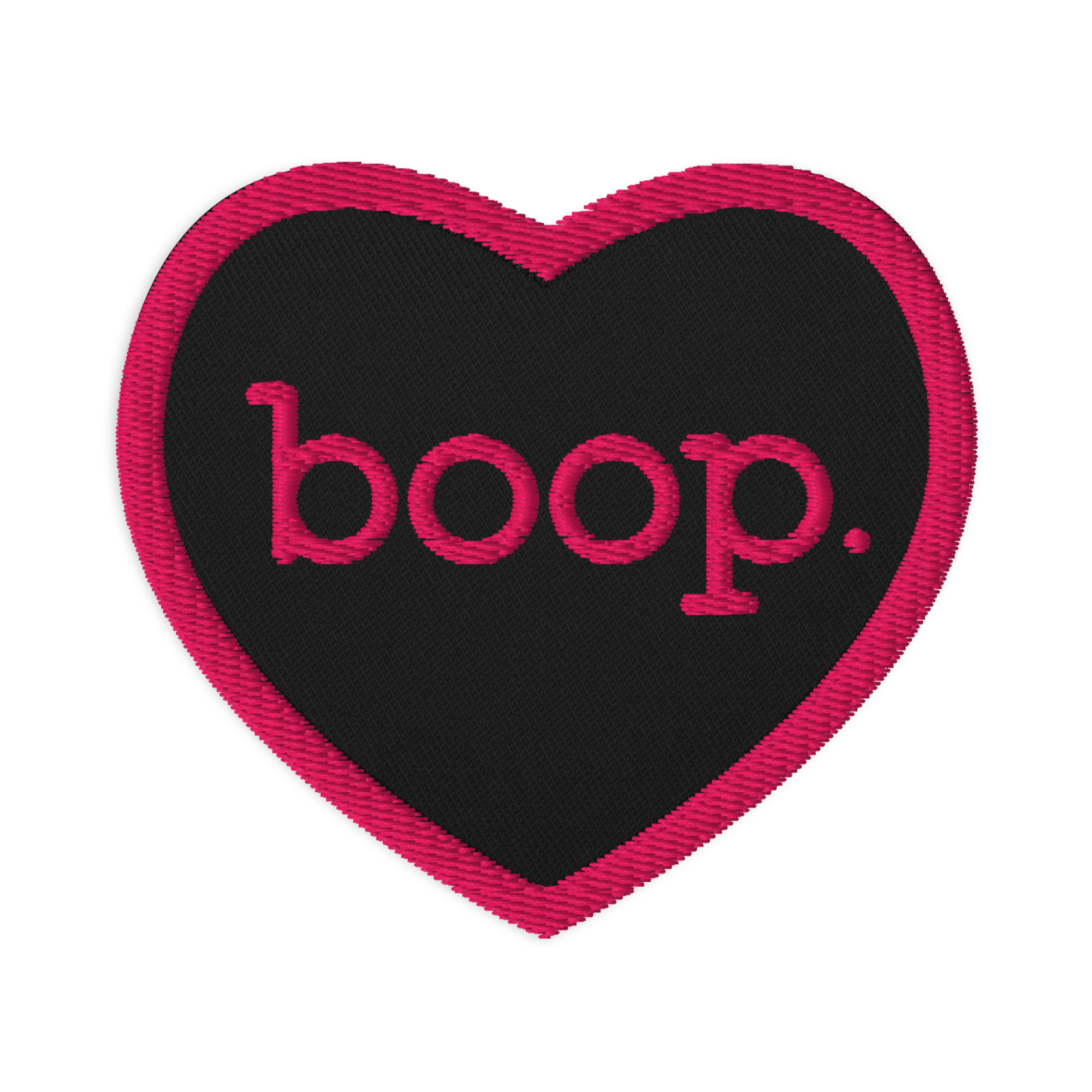 boop Embroidered Patch, Heart - Jackson Galaxy