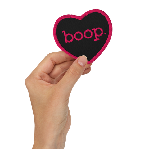boop Embroidered Patch, Heart - Jackson Galaxy