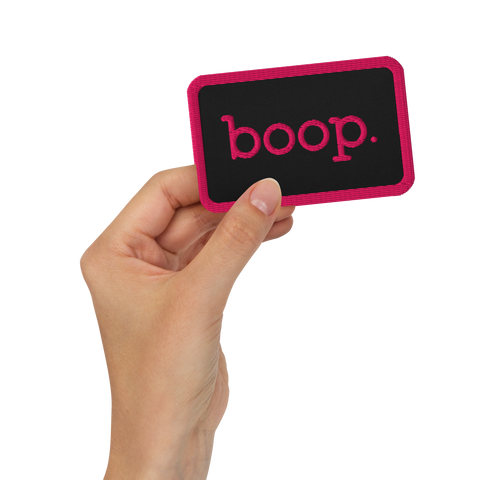 boop Embroidered Patch, Rectangle - Jackson Galaxy