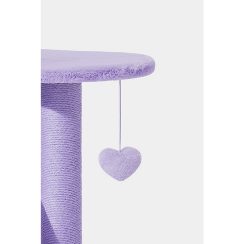 Heartpurrple Cat Climber Tree (Four Platforms) by Vetreska