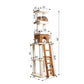 Premium 84" Ultra-Thick Faux Fur Cat Tree, Beige by Armarkat