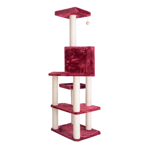 Classic 69-inch Ultra-Thick Faux Fur Cat Tree by Armarkat