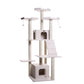 82-inch Faux Fleece Cat Tree, Ivory by Armarkat