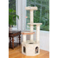 Premium 57" Soft Heavy-Carpet Cat Tree, Khaki by Armarkat