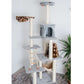 78-inch Faux Fur Cat Tree, Silver Gray by Armarkat