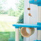 61-inch Ultra-Soft Faux Fleece Cat Tree, Sky Blue by Armarkat