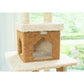 Premium 84" Ultra-Thick Faux Fur Cat Tree, Beige by Armarkat