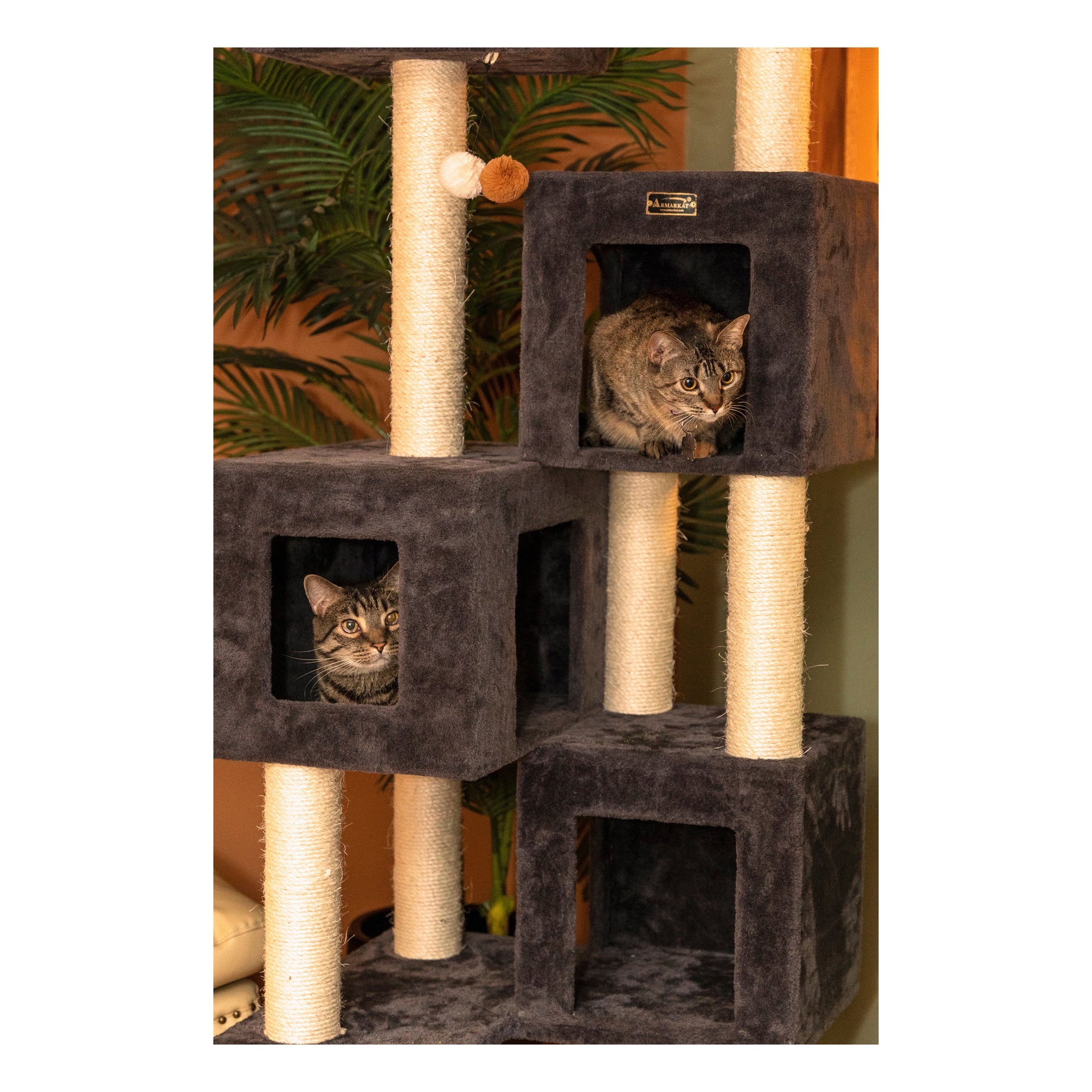 Classic 80-inch Giant Cat Tower for Multiple Cats by Armarkat