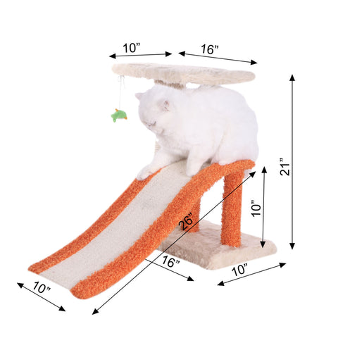 Premium Kitten Scratcher with Ramp by Armarkat