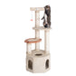 Premium 57" Soft Heavy-Carpet Cat Tree, Khaki by Armarkat