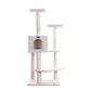 Classic 57-inch Faux Fleece Cat Tree, Ivory by Armarkat