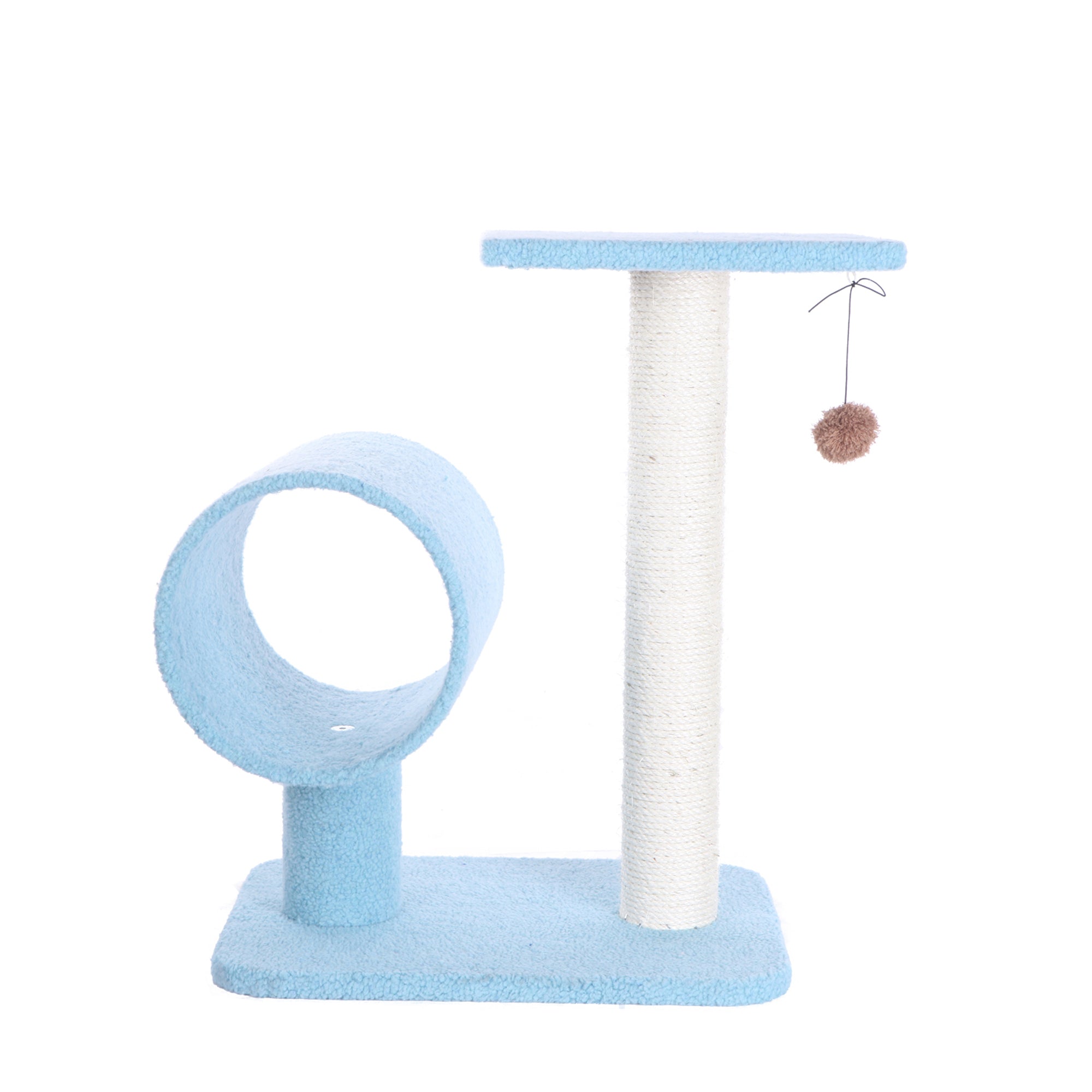 26-inch Faux Fleece Kitten Tree, Sky Blue by Armarkat