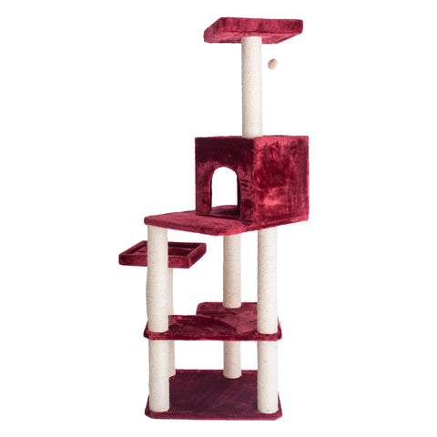 Classic 69-inch Ultra-Thick Faux Fur Cat Tree by Armarkat