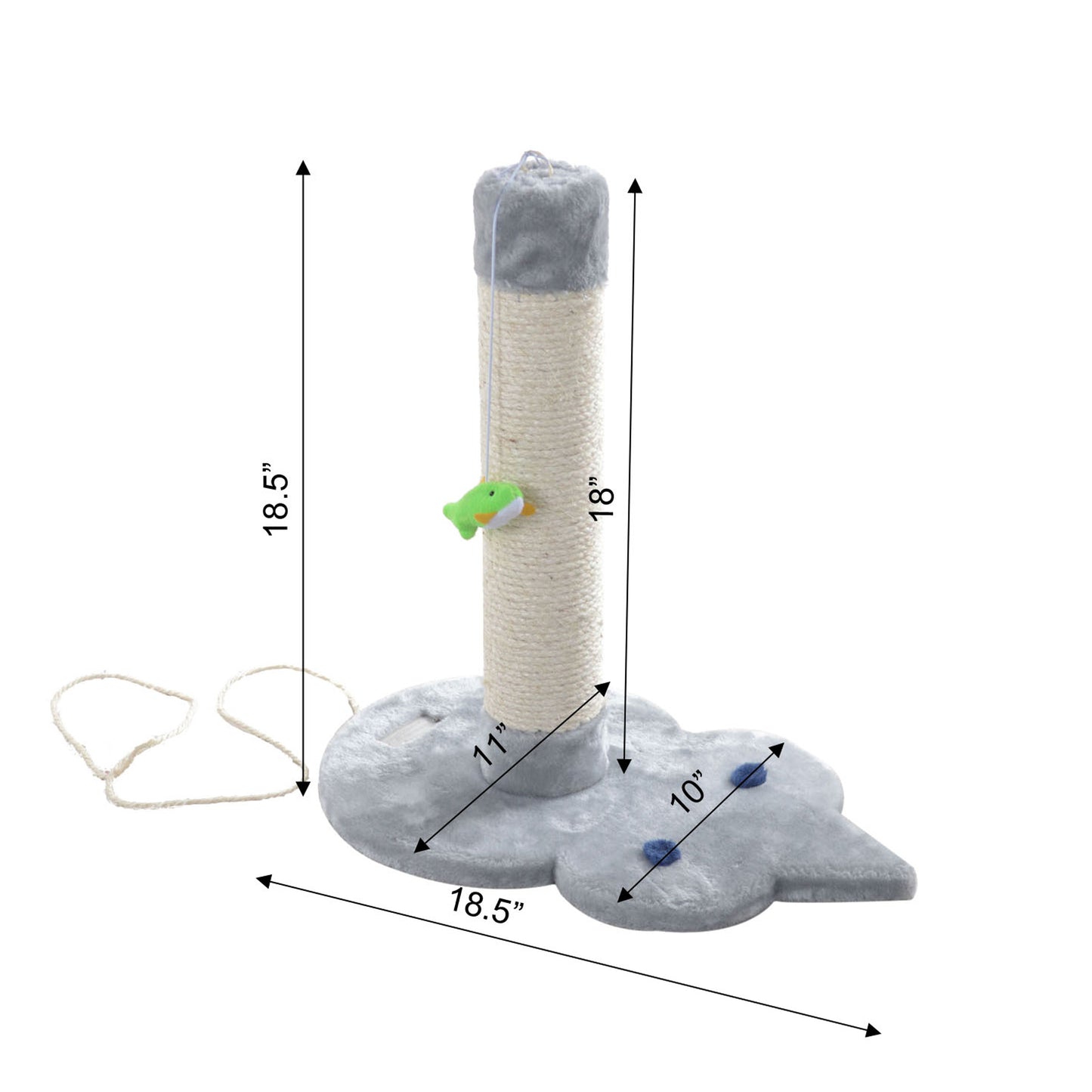 Premium Mouse Shaped Kitten Scratcher by Armarkat