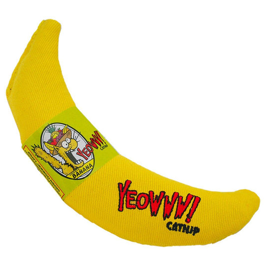 Catnip Banana Cat Toy by Yeowww!