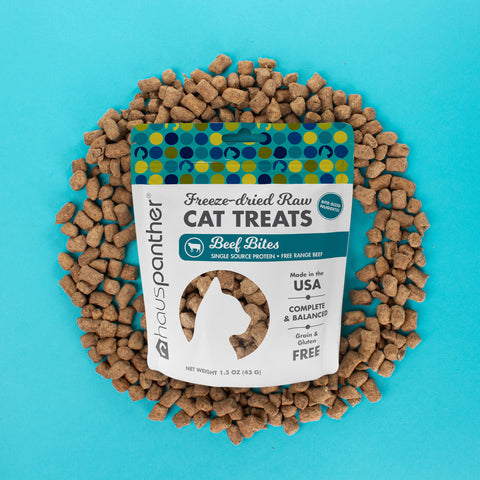 Bites Freeze-dried Raw Cat Treats 1.5 oz by Hauspanther