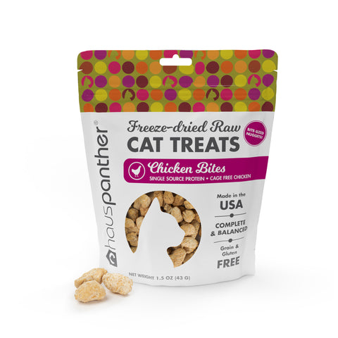 Bites Freeze-dried Raw Cat Treats 1.5 oz by Hauspanther