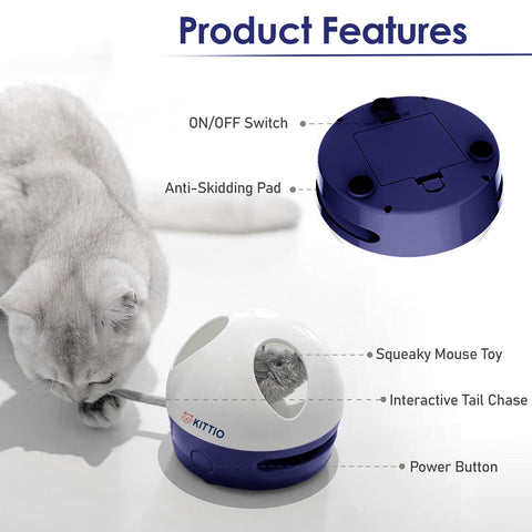 Hidey Mouse - Interactive Electronic Cat Toy by Kittio