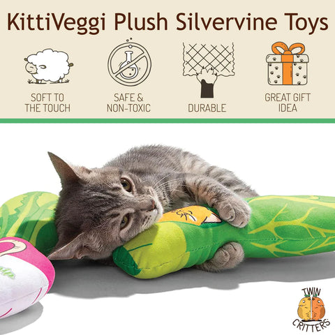 KittiVeggi Silvervine Vegetables (Set of 2) by Twin Critters