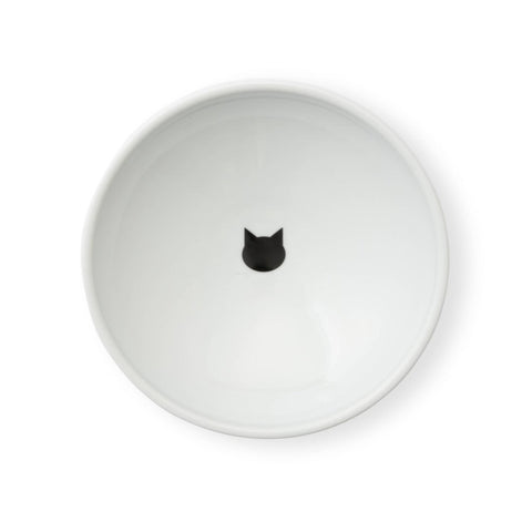 Tilted Raised Cat Food Bowl by Necoichi