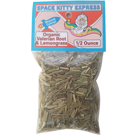 Organic Valerian Root & Organic Lemongrass Mix by Space Kitty Express