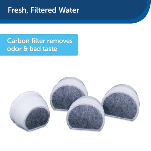 Replacement Carbon Filters 4 Pack by PetSafe Drinkwell