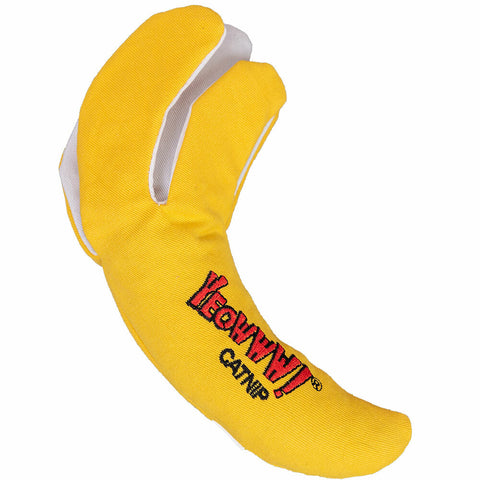 Catnip Peeled Banana Cat Toy by Yeowww!