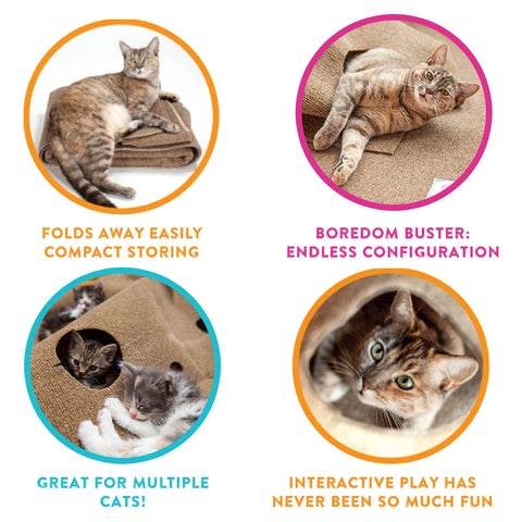 Ripple Rug Cat Activity Mat: Endless Fun for Your Feline!