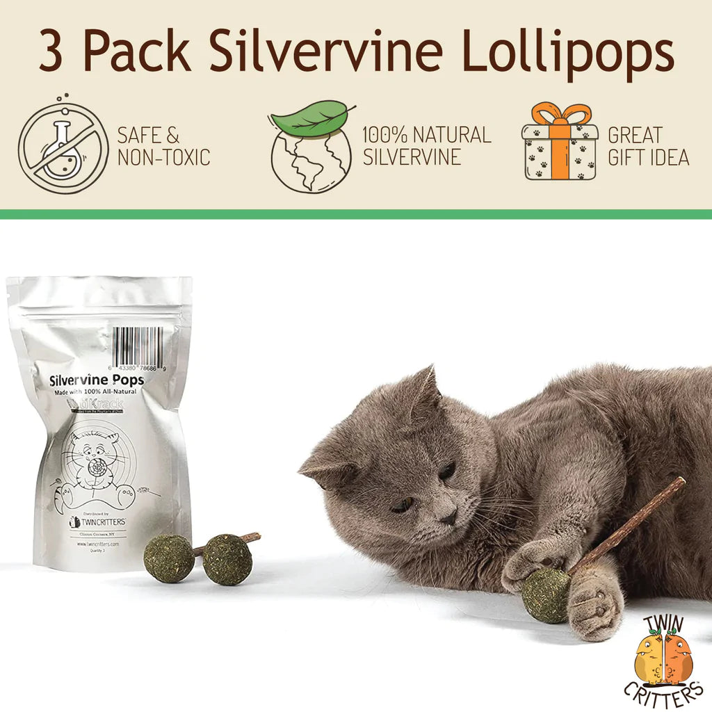 Silvervine Lollipops (Set of 3) by Twin Critters