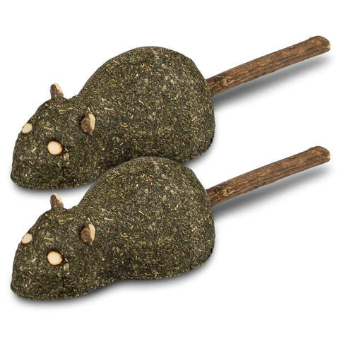 Silvervine Mice Lollipops (Set of 2) by Twin Critters