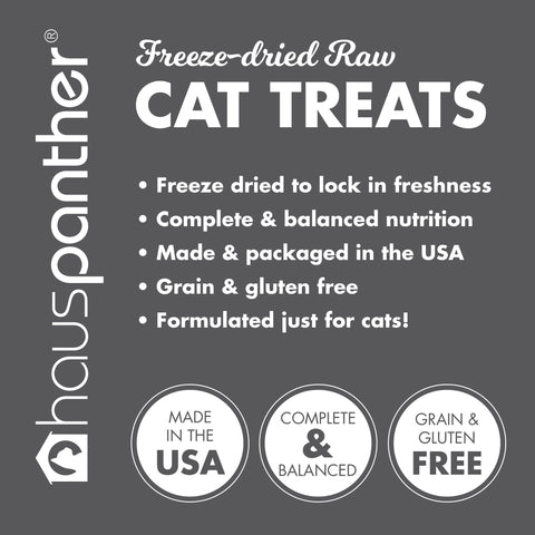 Bites Freeze-dried Raw Cat Treats 1.5 oz by Hauspanther