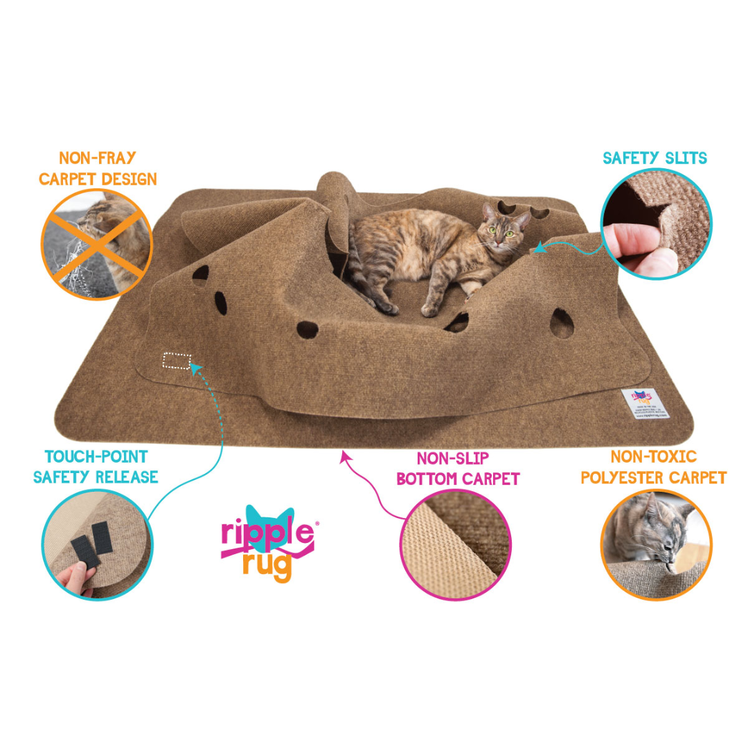 Ripple Rug Cat Activity Mat