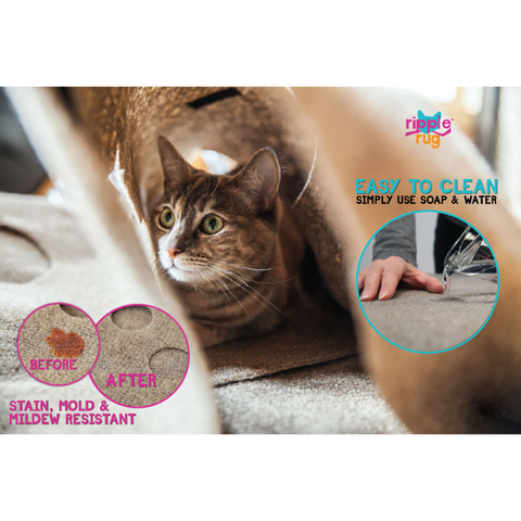 Ripple Rug Cat Activity Mat: Endless Fun for Your Feline!